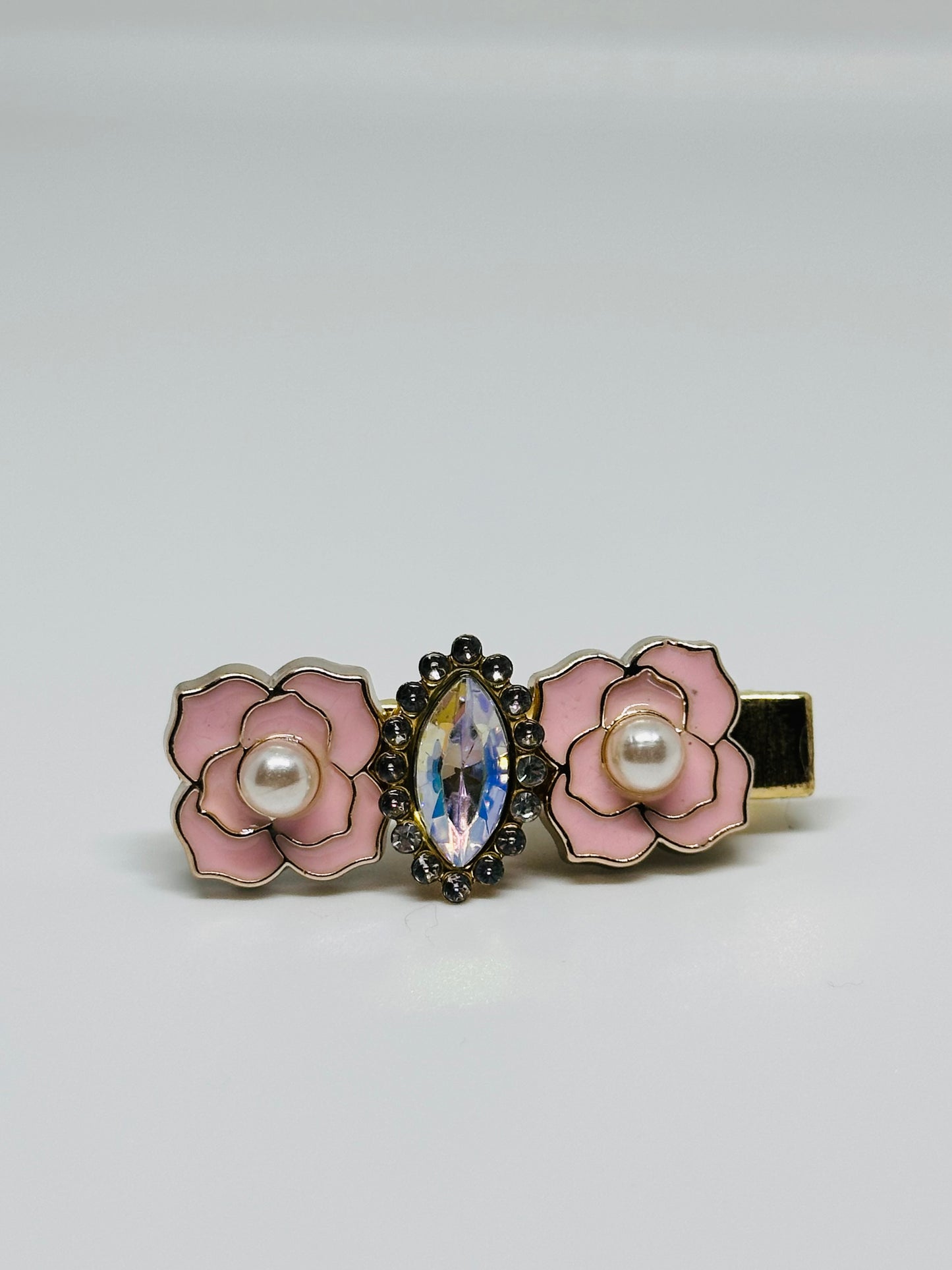 Pink Rose Hairpins