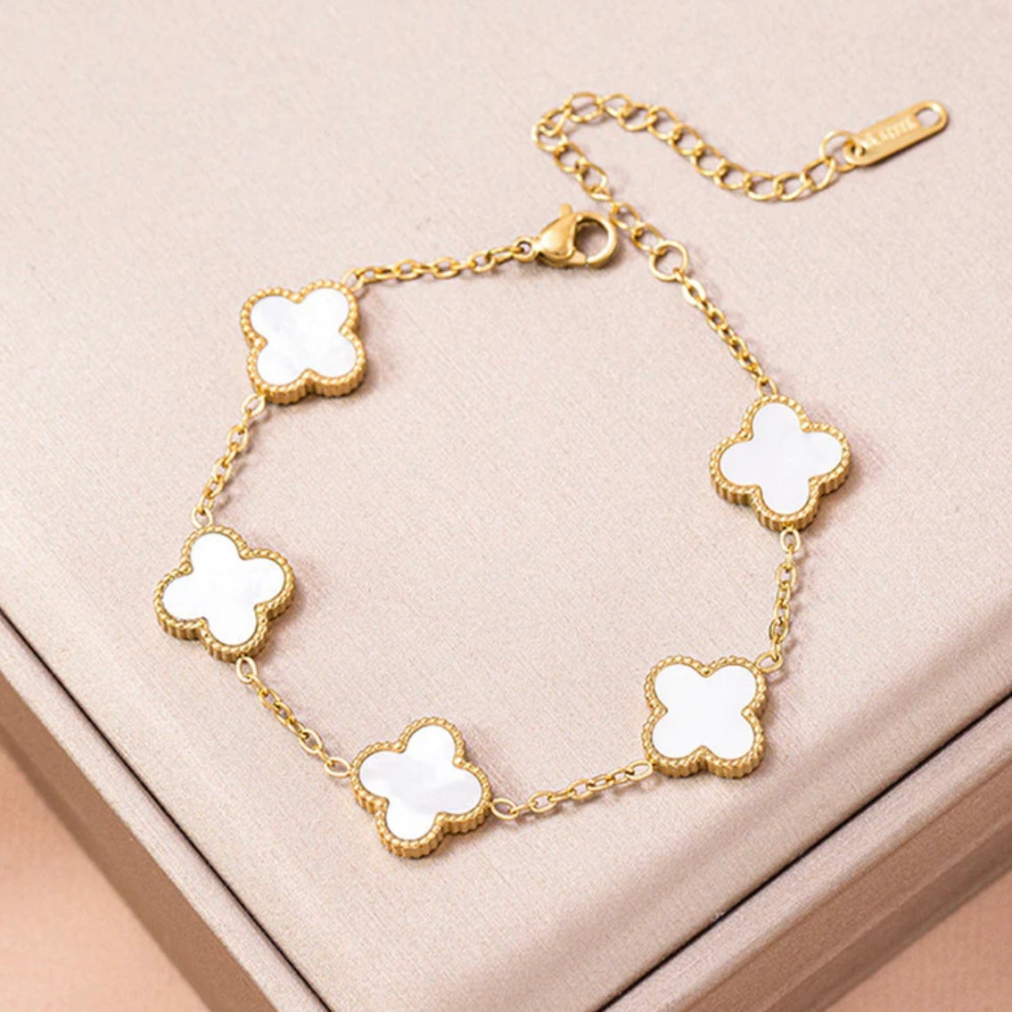 White Clover Bracelet