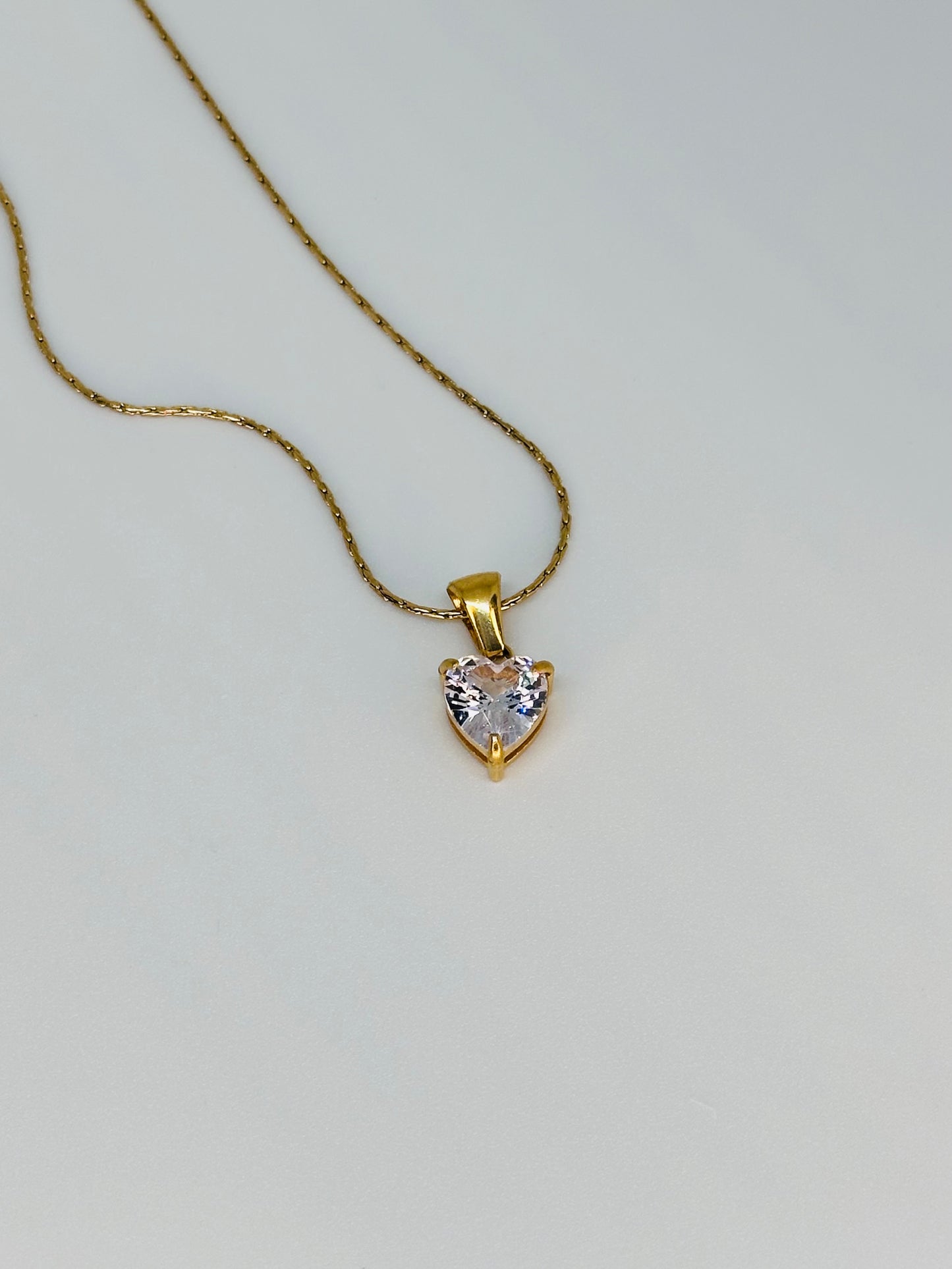 Heart Solitaire Necklace