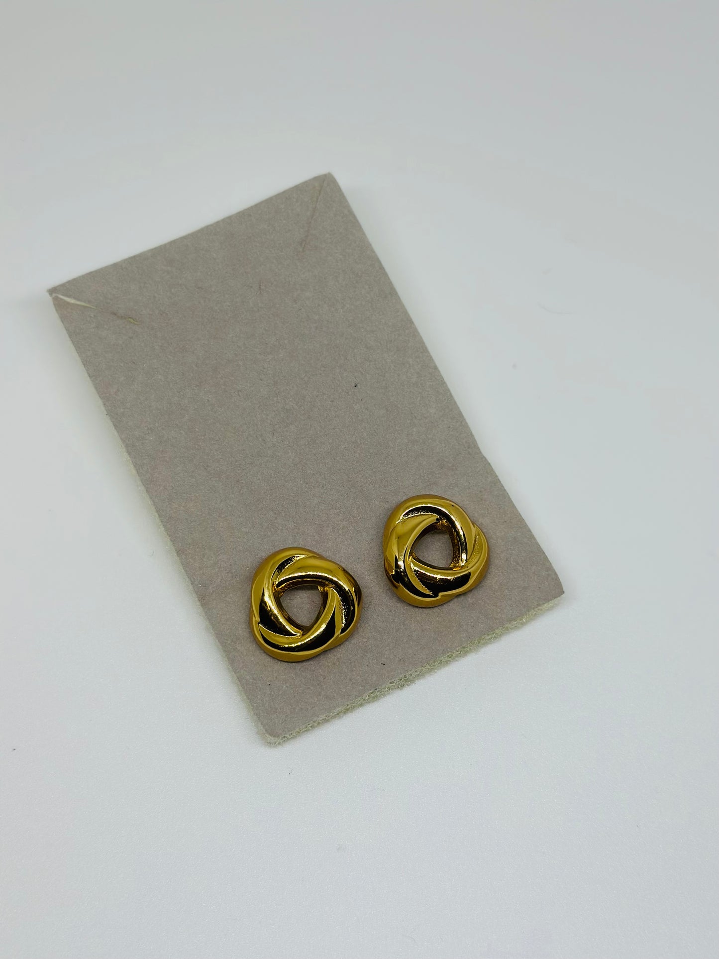 Round Croissant Studs
