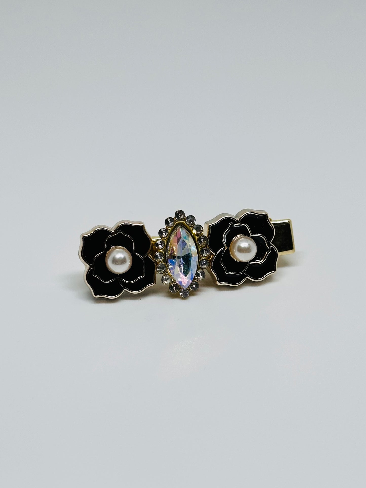 Black Rose Hairpins