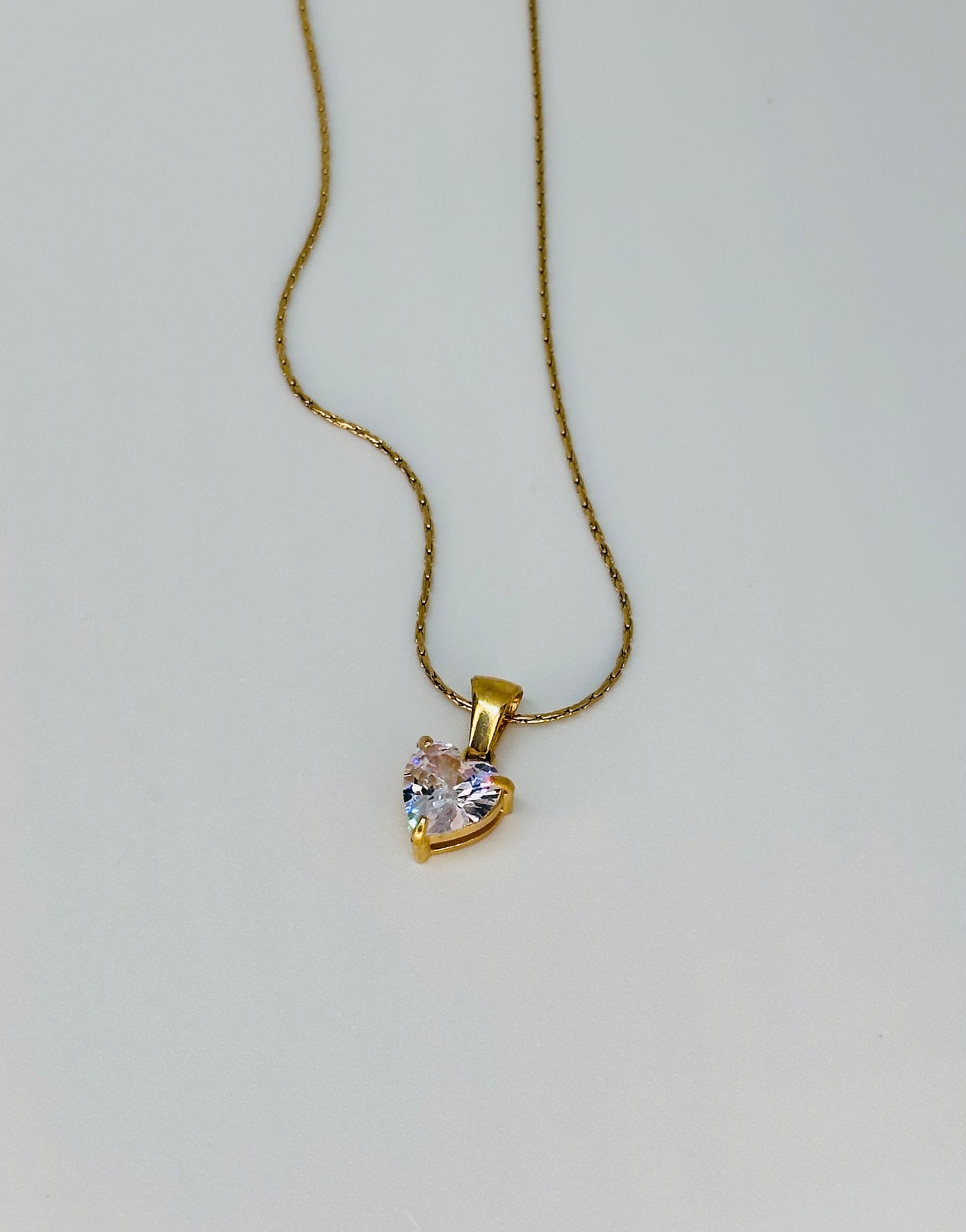 Heart Solitaire Necklace