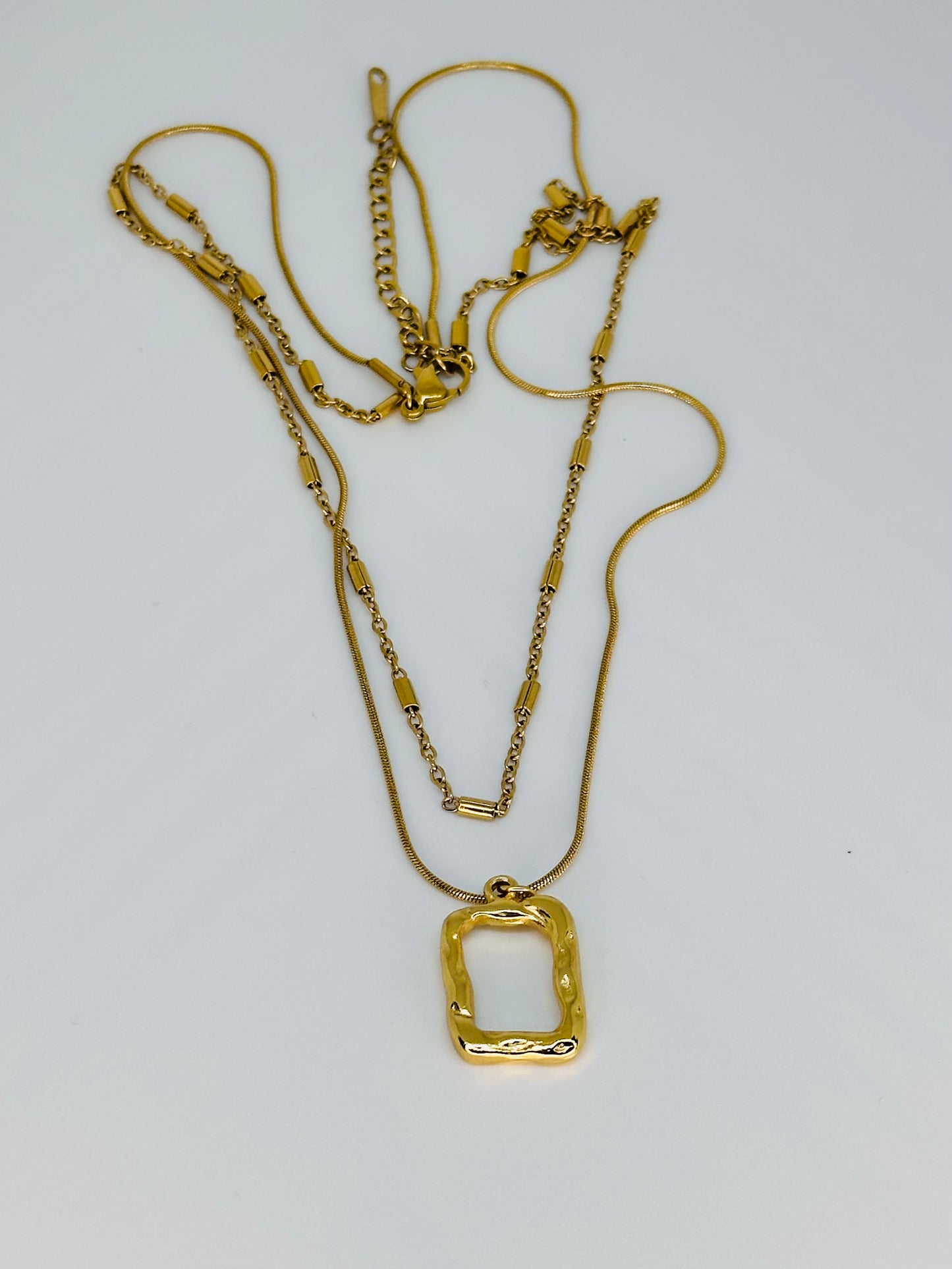 Irregular Square Necklace