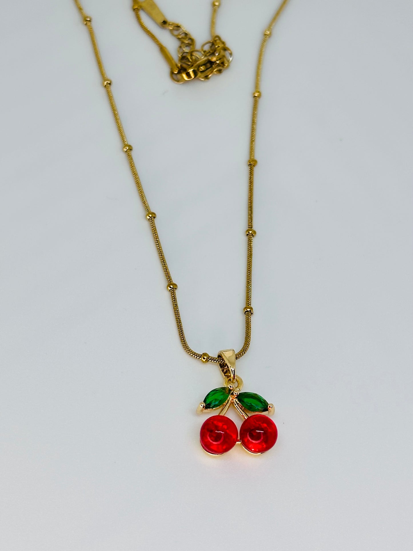 Crystal Cherry Necklace