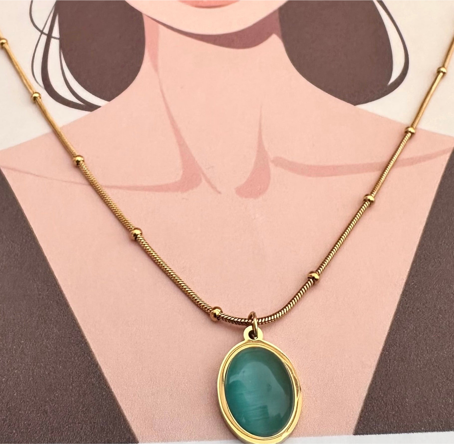 Sea Green Necklace