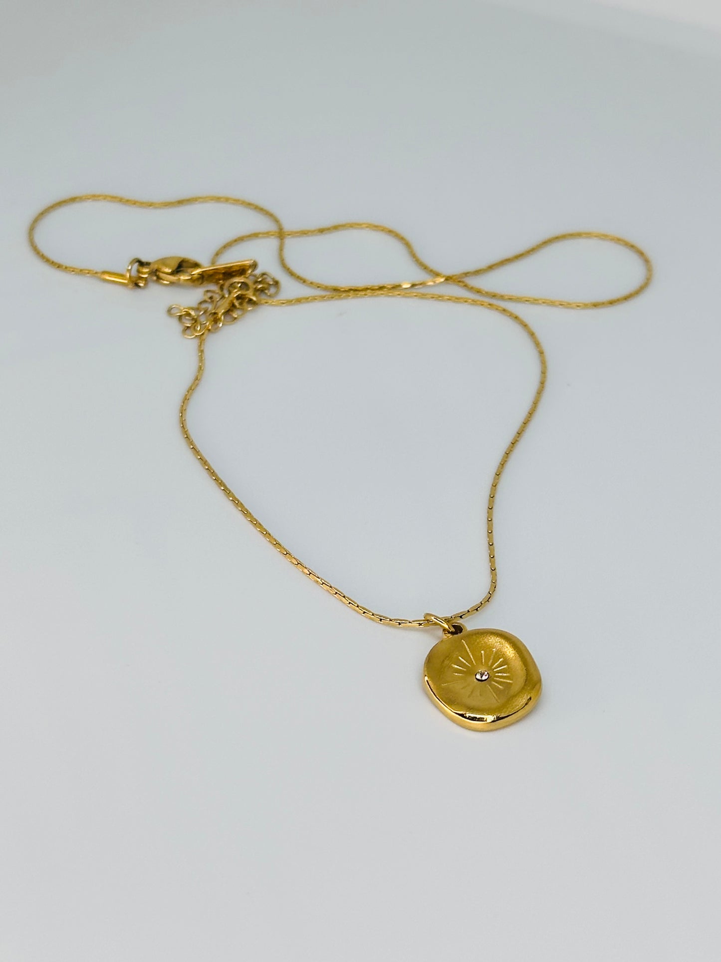 Gold Oval Necklace