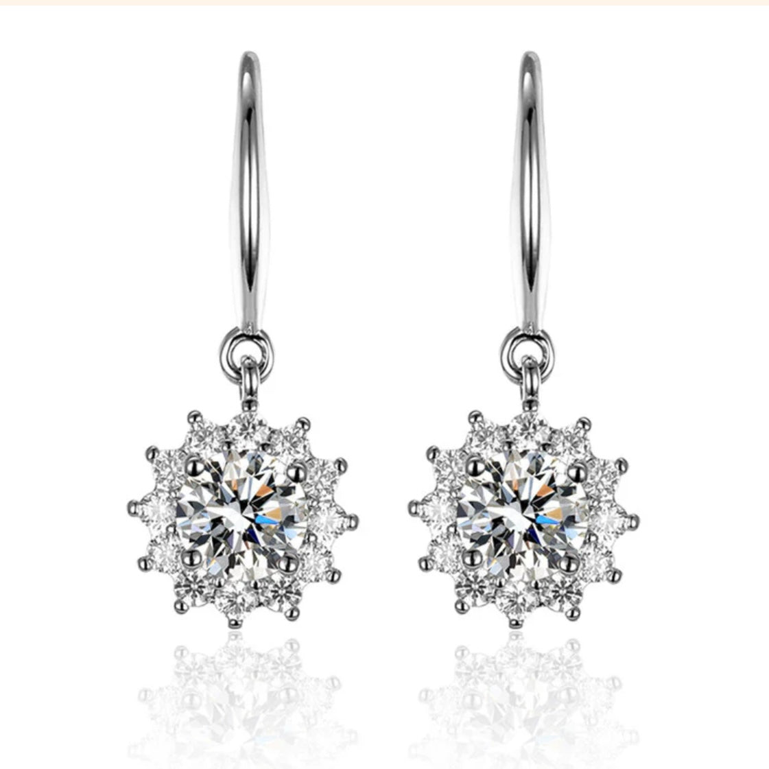 Sliver Round Earrings