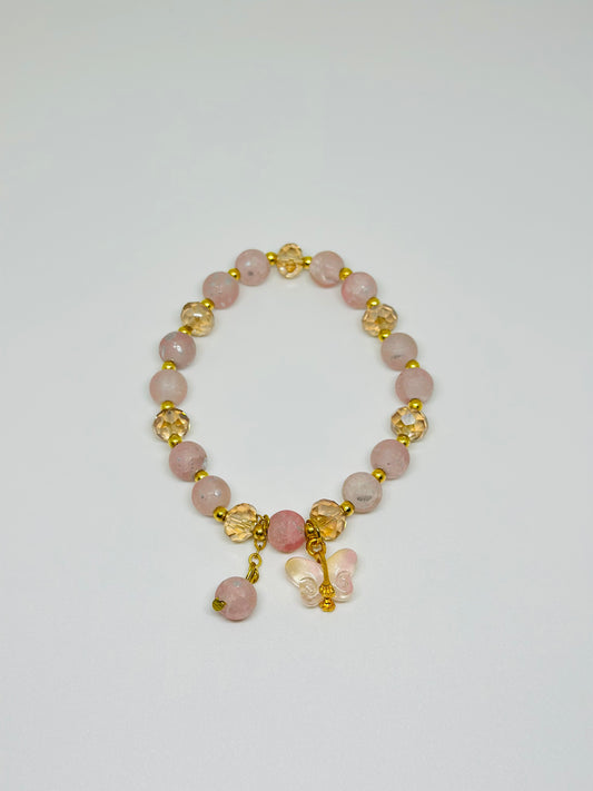 Pink Butterfly Crystal