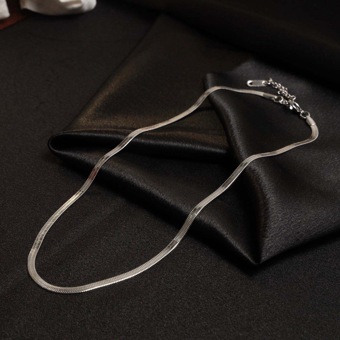 Silver Snake Necklace