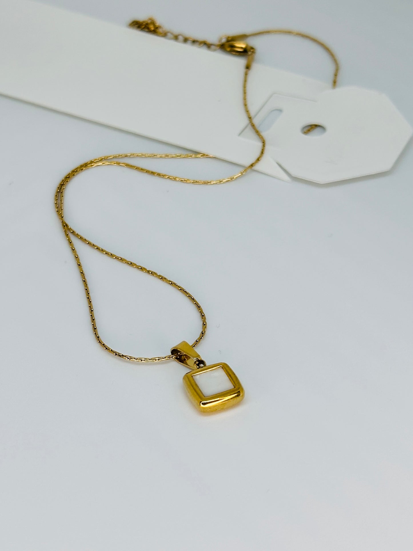 Square Shell Necklace