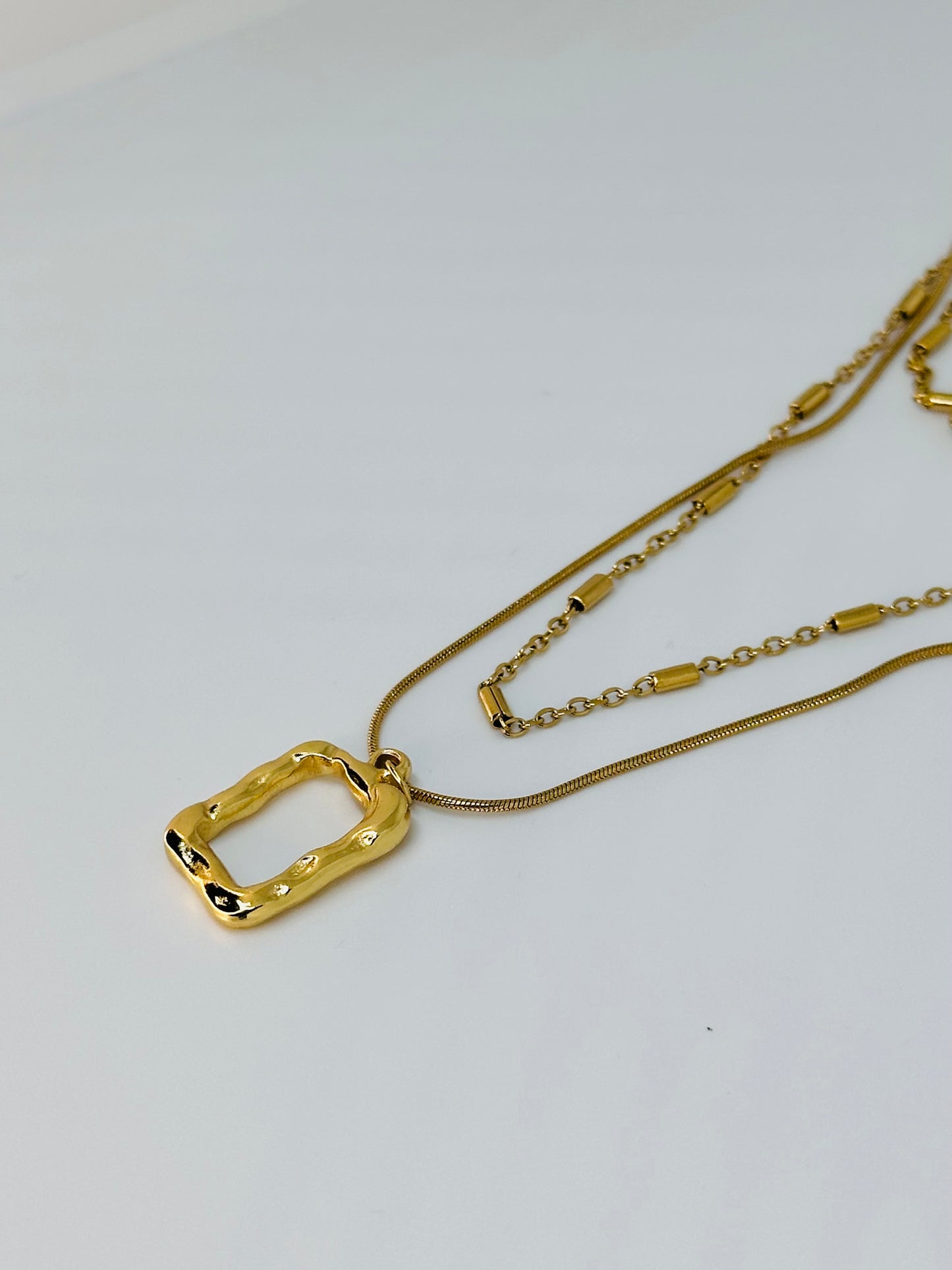 Irregular Square Necklace