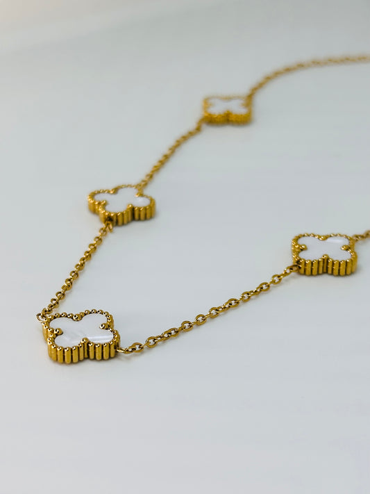 White Clover Necklace