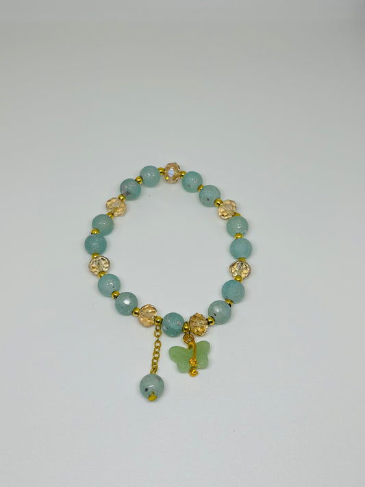 Aqua Butterfly Crystal