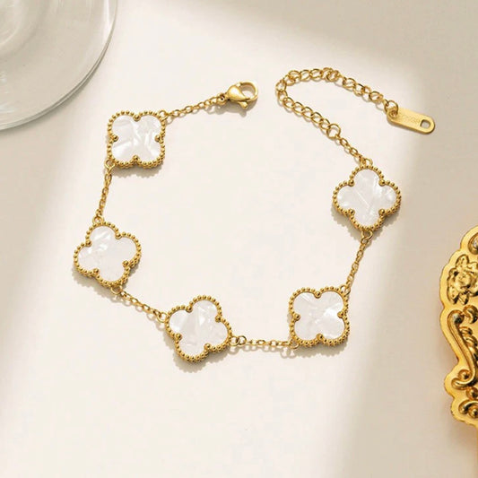 White Clover Bracelet