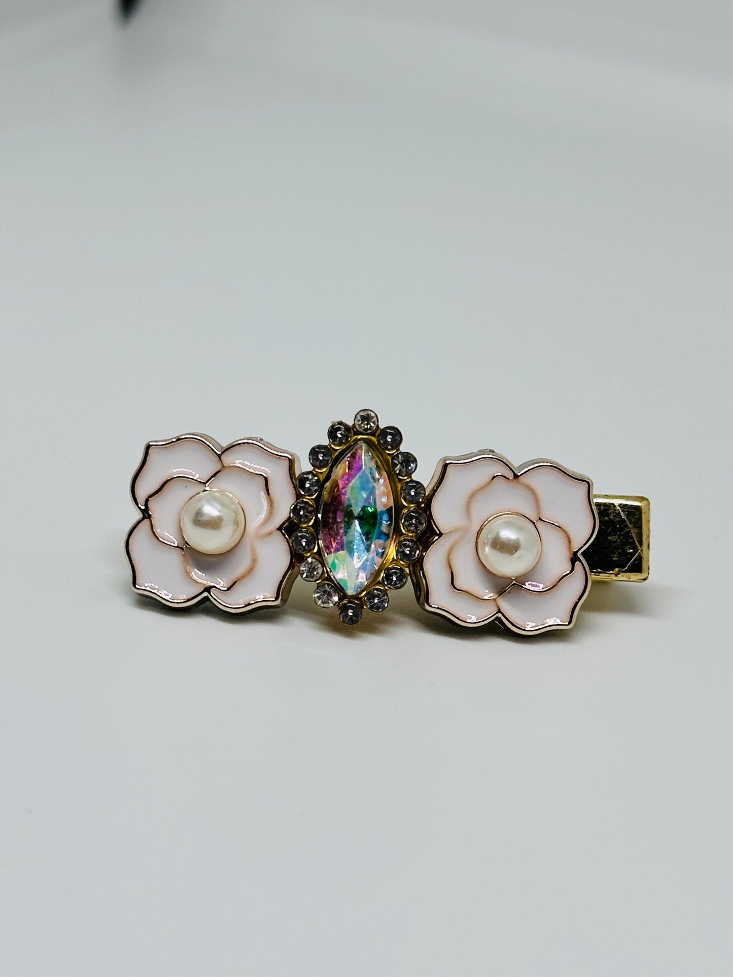 White Rose Hairpins