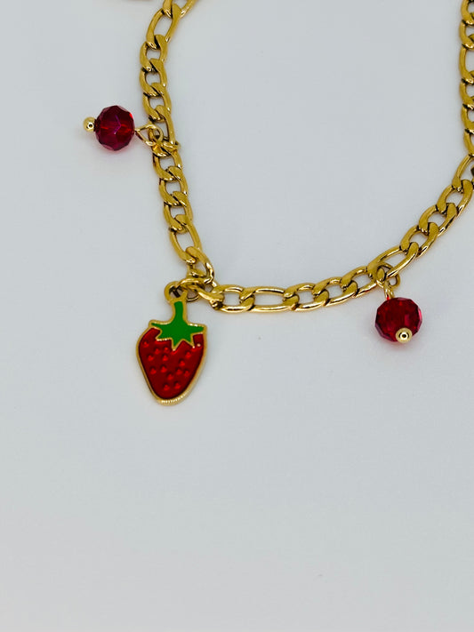 Bold Strawberry Bracelet