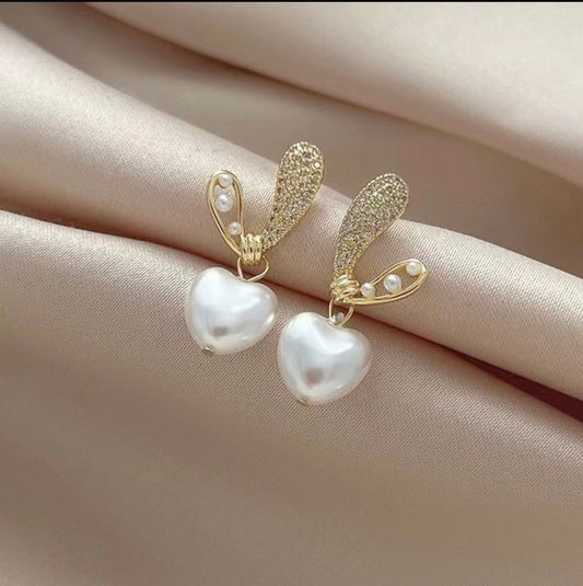 Heart Pearl Drop