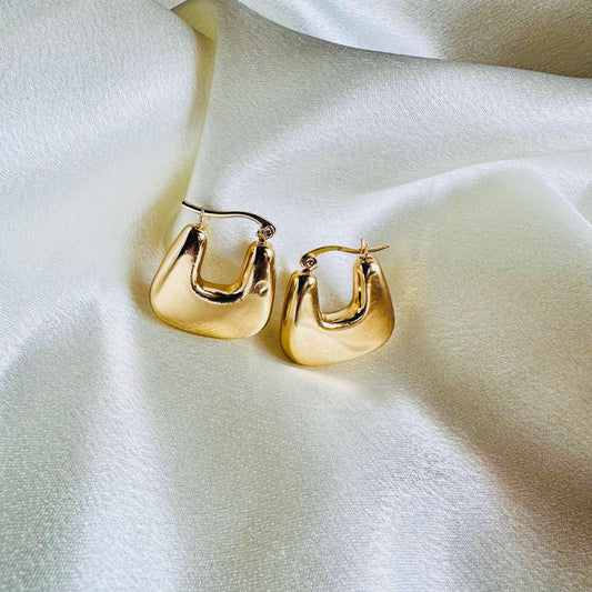 Bell Chunky Hoop Earrings