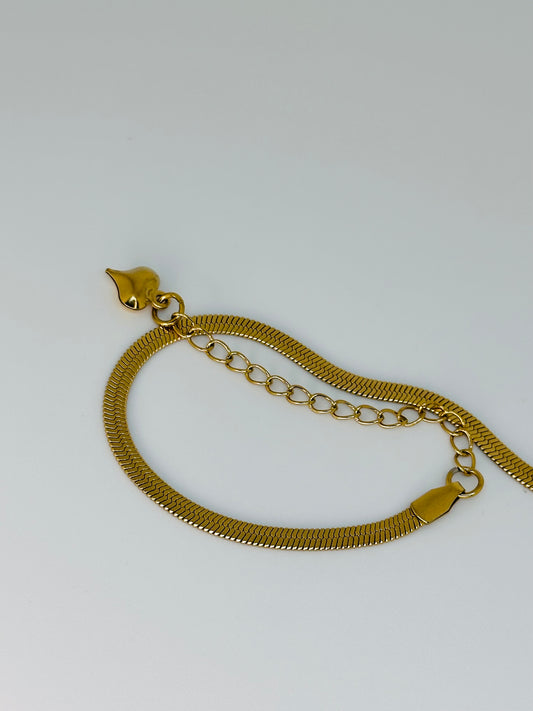 Gold Snake Bracelet
