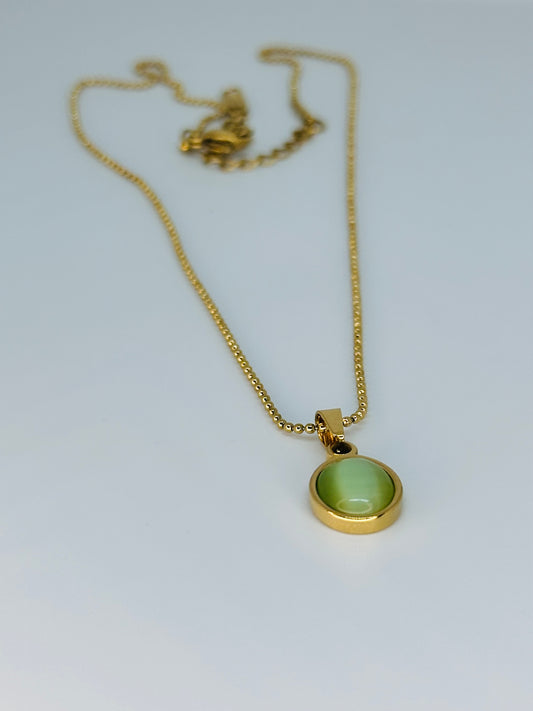 Peridot Gemstone Necklace