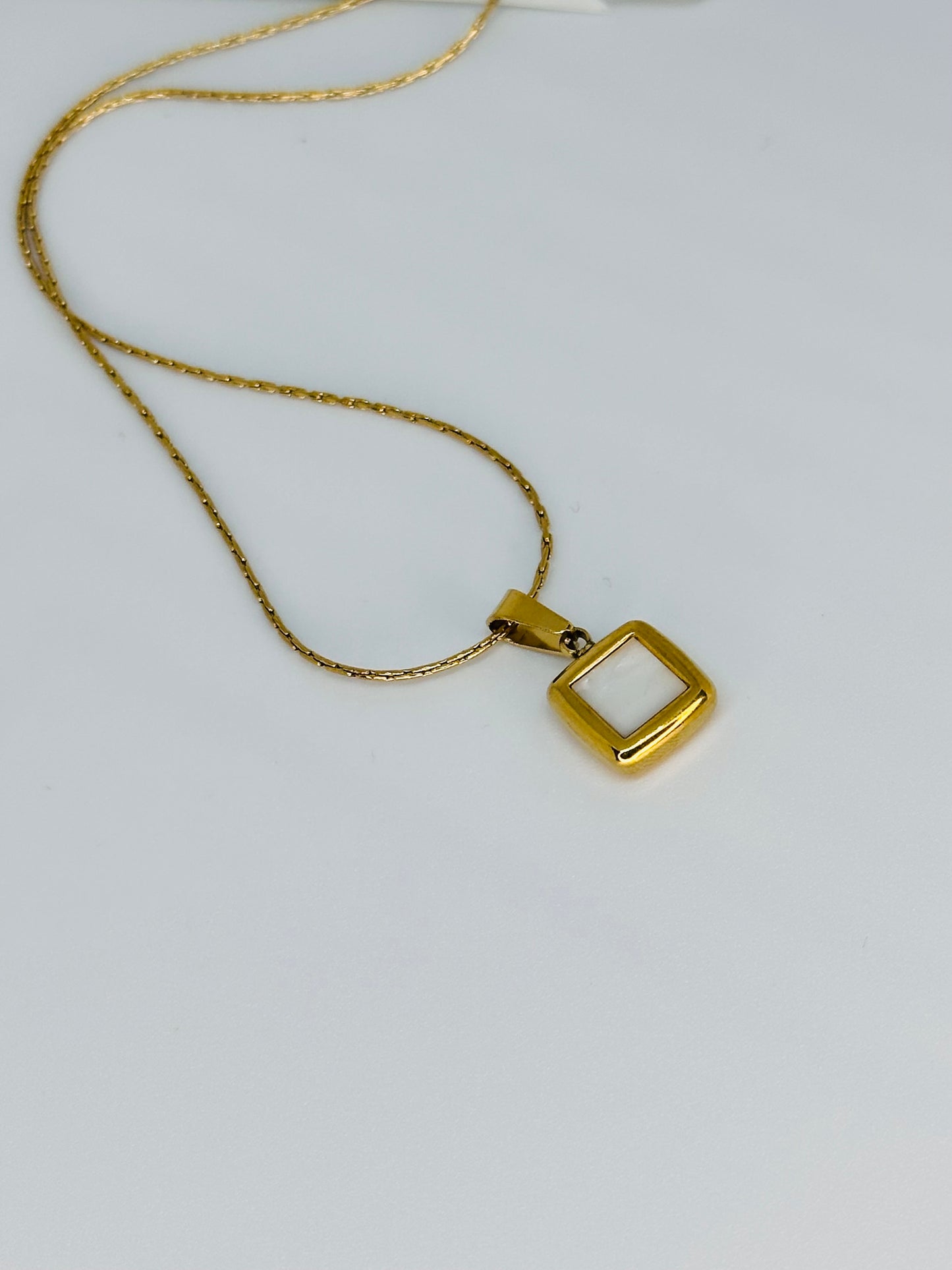 Square Shell Necklace