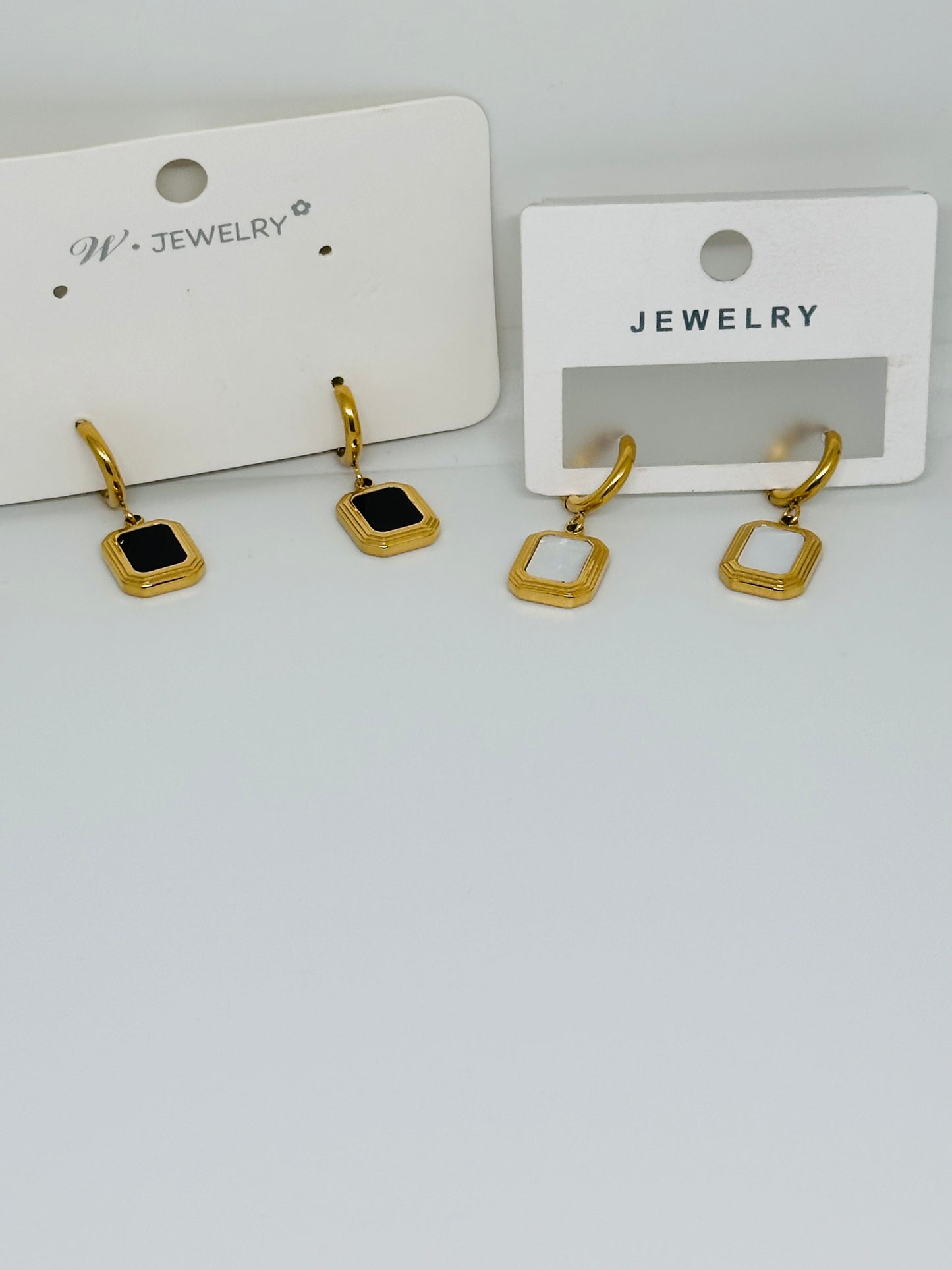 Roche Black Earrings