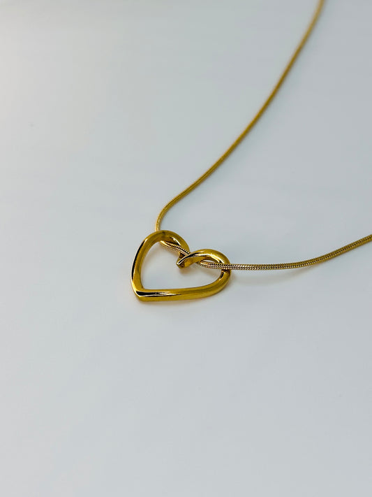 Twisted Heart Necklace