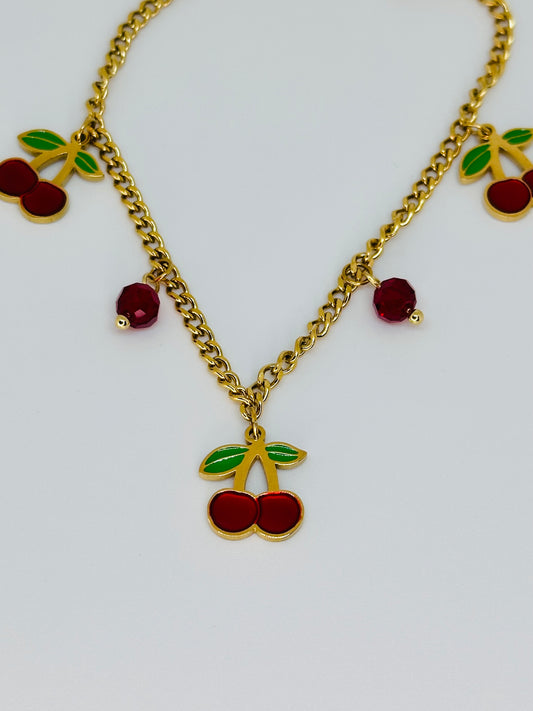 Bold Cherry Bracelet