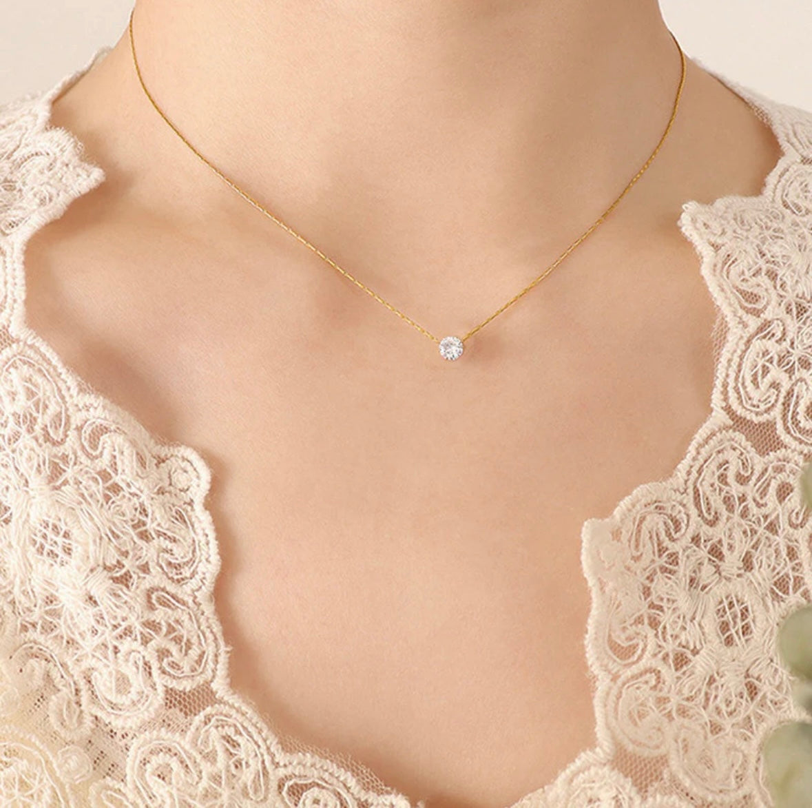 Stone Studed Necklace