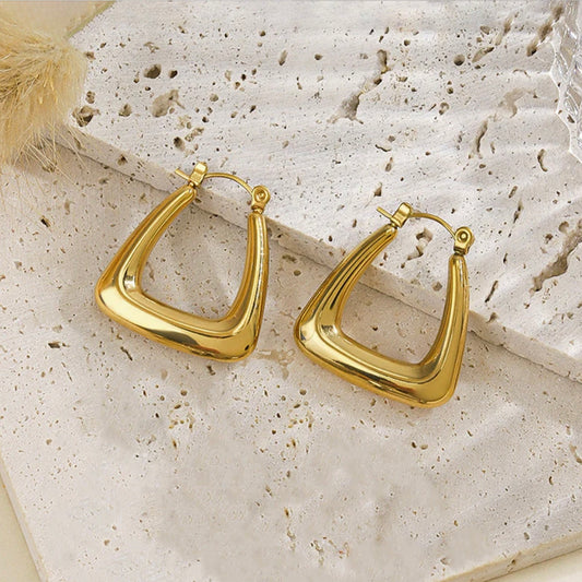 Gold Chunky Earrings