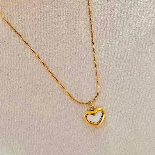 White Mini Heart